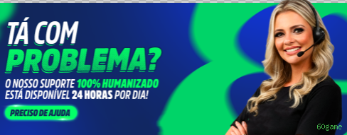 Imagem promocional do cassino online da 60game mostrando jogos ao vivo